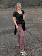 Liza hiking in Hawaii